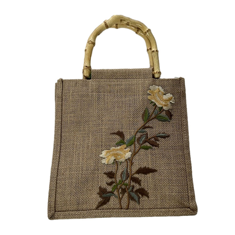 Was sind die typischen Designelemente von Leinenhandtaschen?